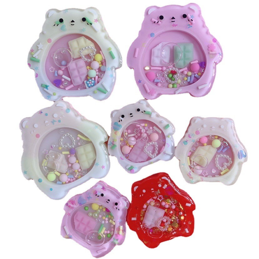 Resin Ocean Wave Mold - DIY Pig Bear Shaped Silicone Shaker