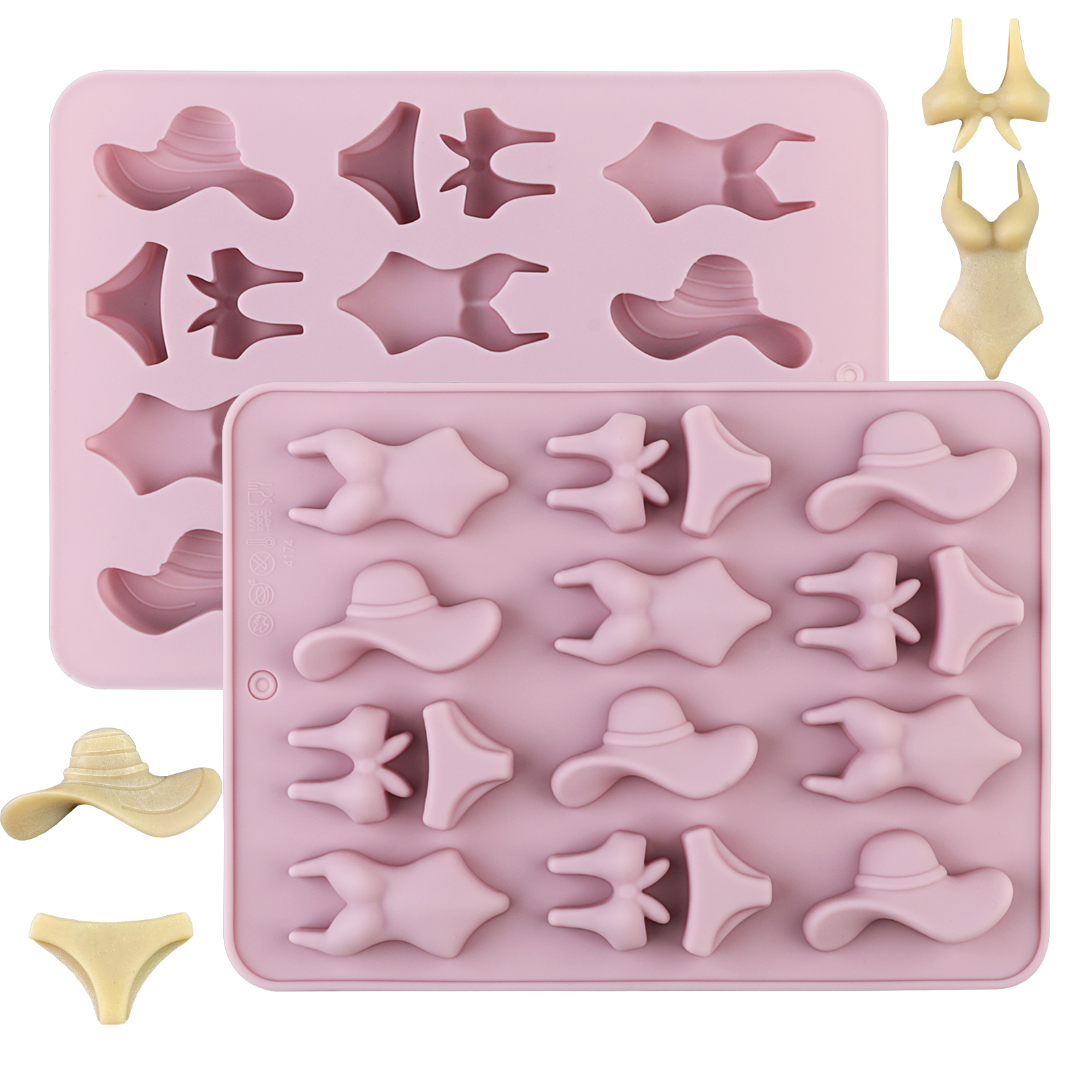 Resin Craft Supplies - A Summer-Themed Beach Bikini Mold, Swimsuit