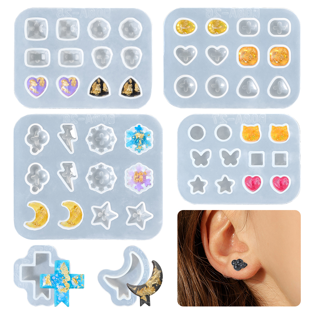 Flower Preservation Resin - S0194 Silikonform Epoxidharz Mini Gem Ear
