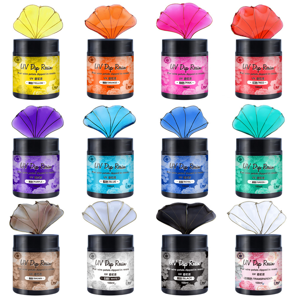 Flower Preservation Resin - 40/100ml UV DIP RESIN High Transparent