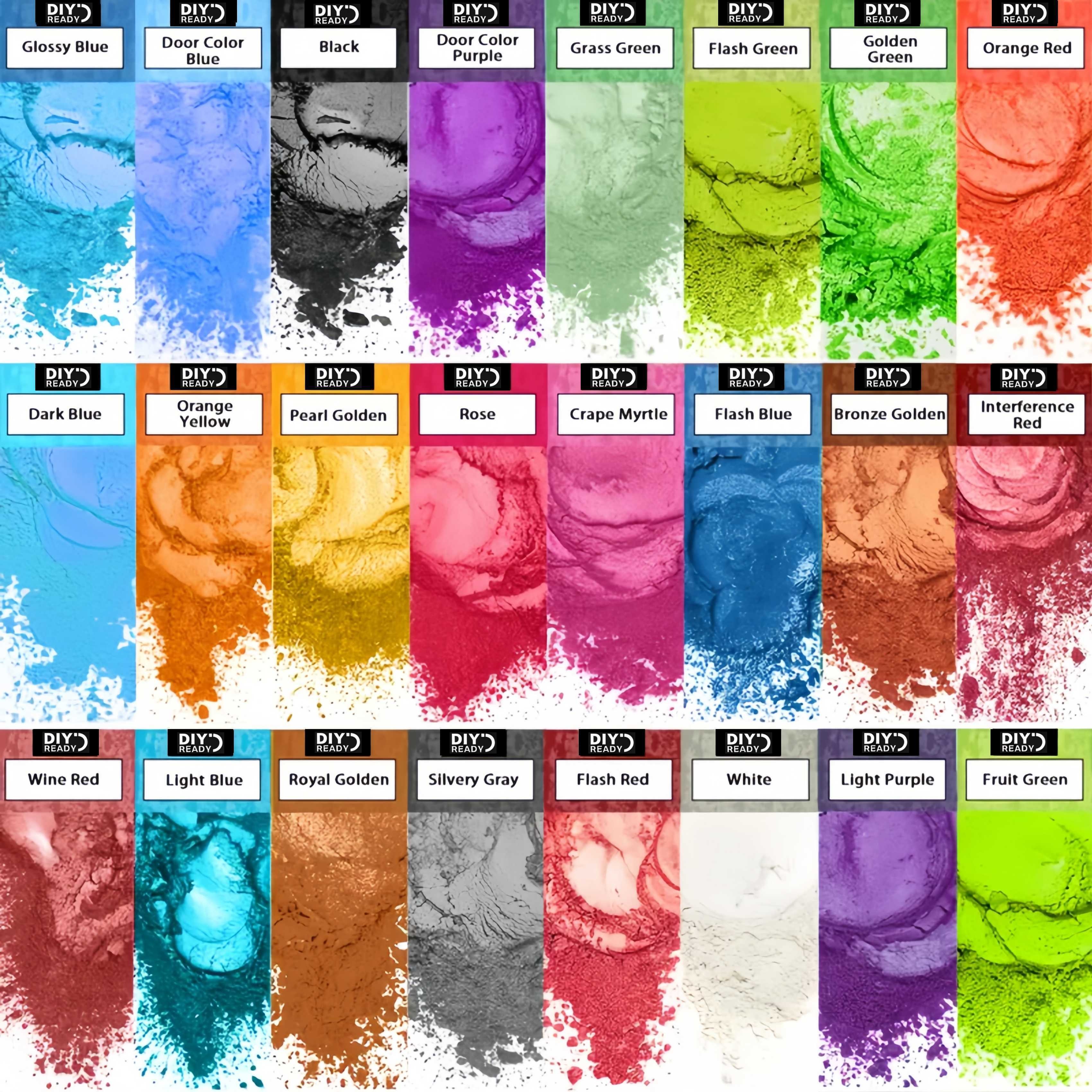 Resin Pigment Set - 24 Colors/8 Colors 5g 0.18oz Pearlescent