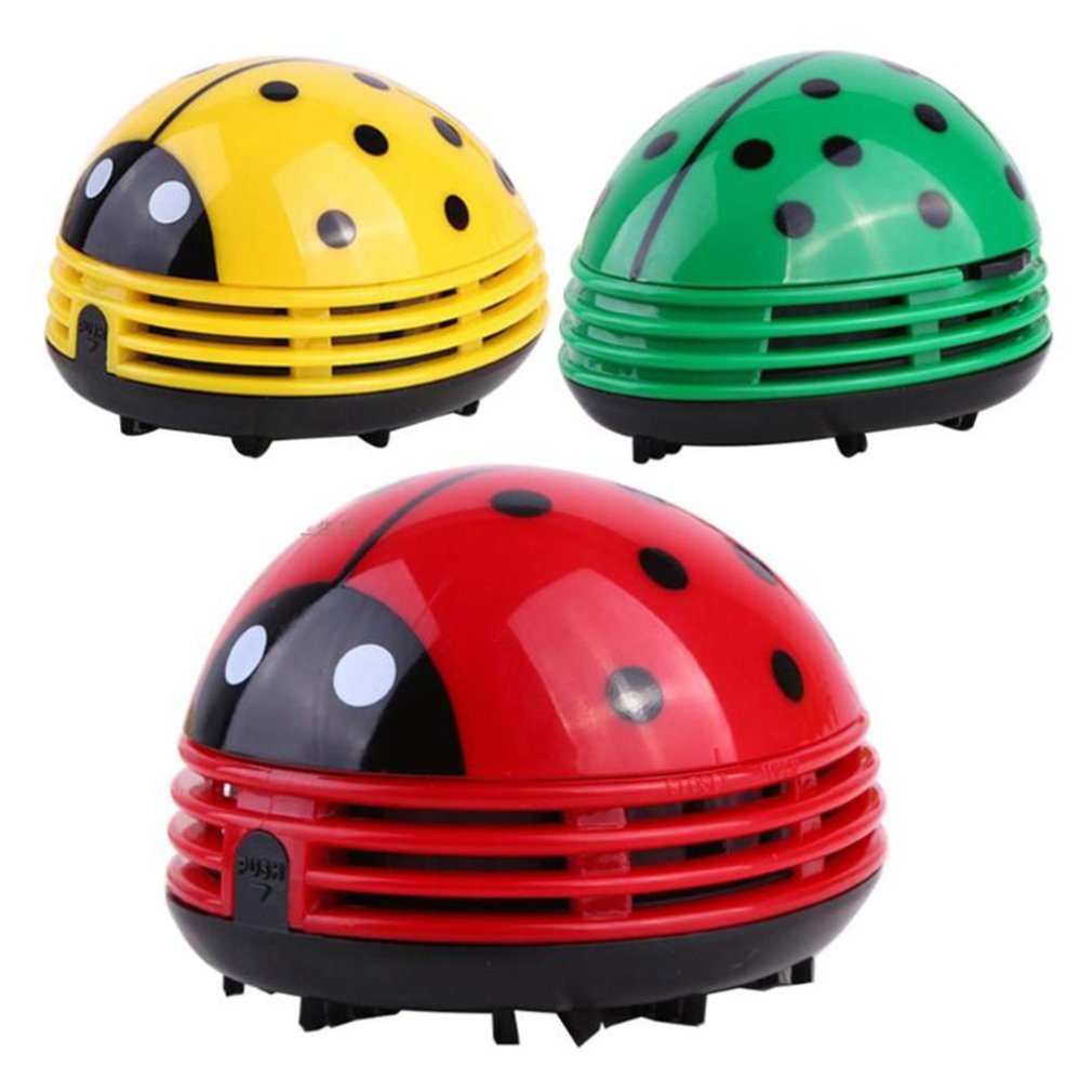 Vacuum Chamber Small - Cute Ladybug Desktop Vacuum Cleaner Dust