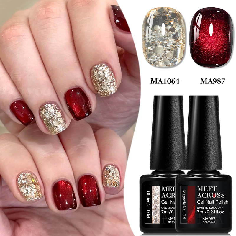 Resin Glitter Pack - 2pcs Magnetic Gel & Glitter Gel