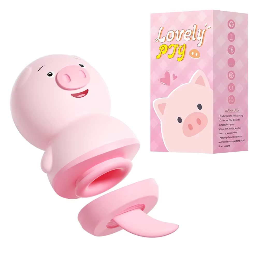 Vacuum Chamber Small - Mini Pig Licking Tongue Vibrator for