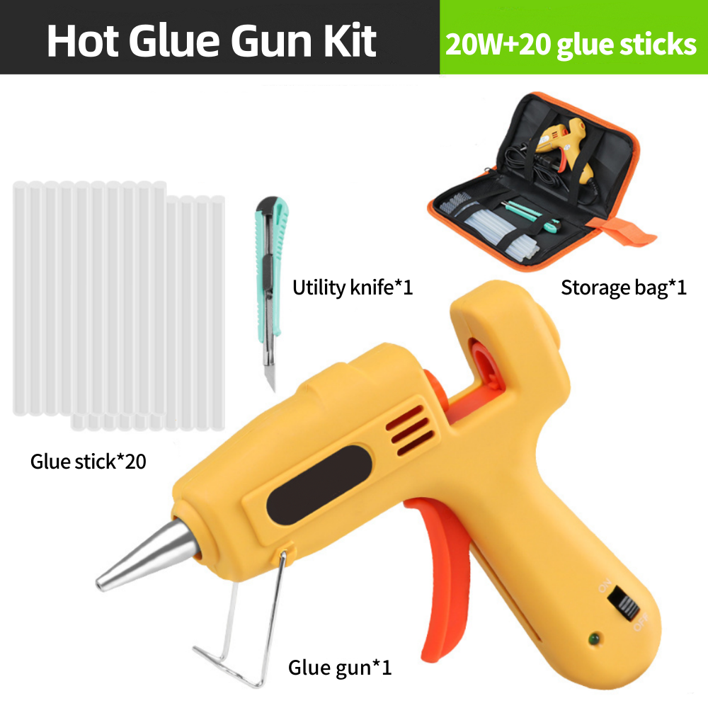 Heat Gun Small - Hot Glue Gun Kit 20W Mini