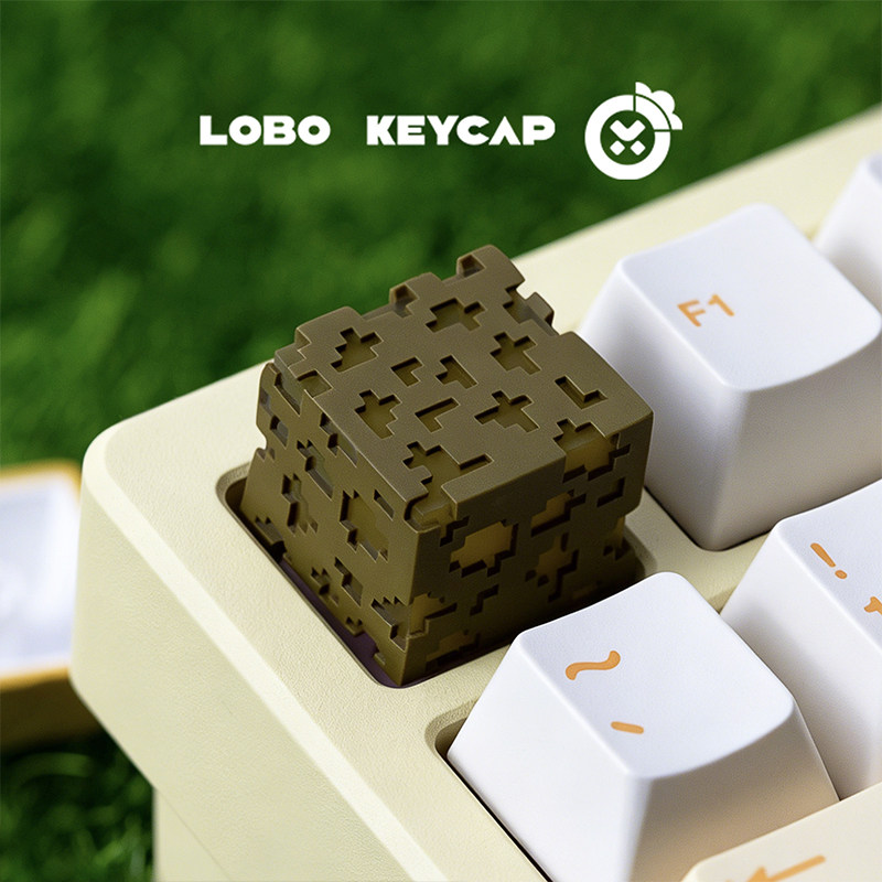 Resin Crafting Minecraft - Cartoon Square Minecraft Series Creative Keyboard