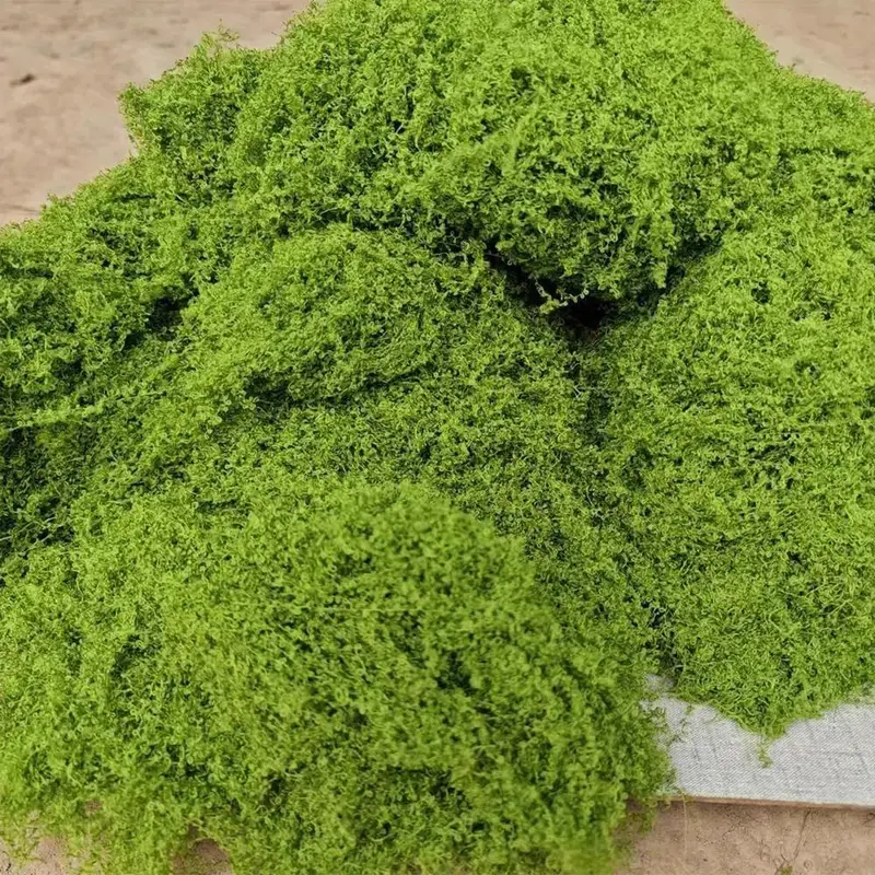 Terrarium Moss Art - Green Fake Moss DIY Crafts Grass