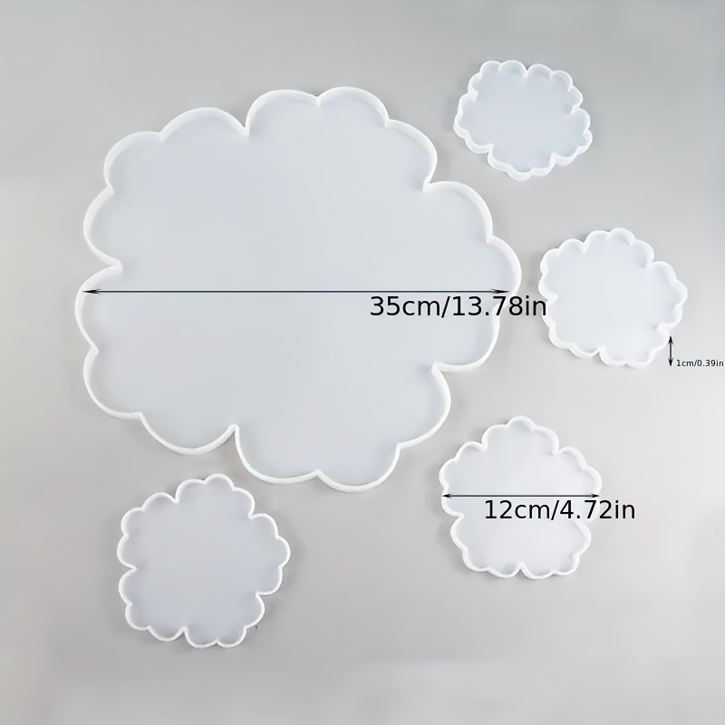 Flower Preservation Resin - 5pcs Mirror Large Flower Small Flower
