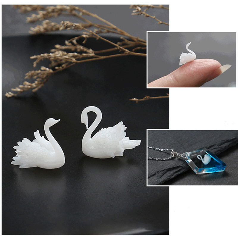 4pcs/lot 3D Micro Swan Landsca - огляд і ціна Resin Ocean Wave Mold