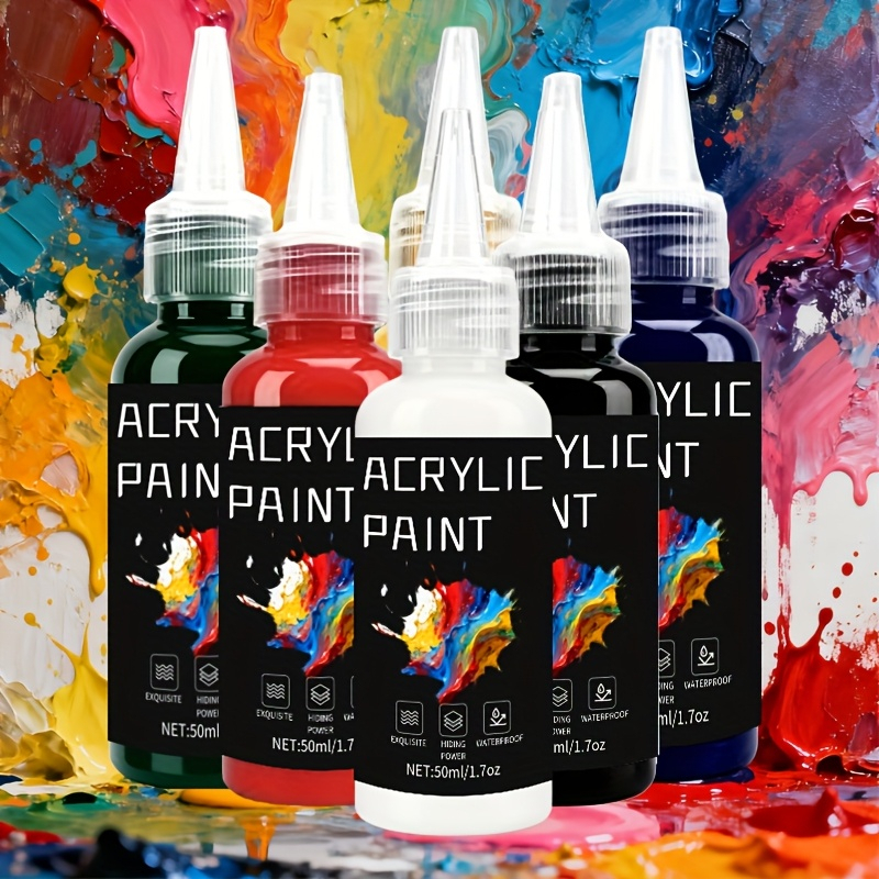 Acrylic Paint Set 6 Colors 50m - огляд і ціна Resin Pigment Set
