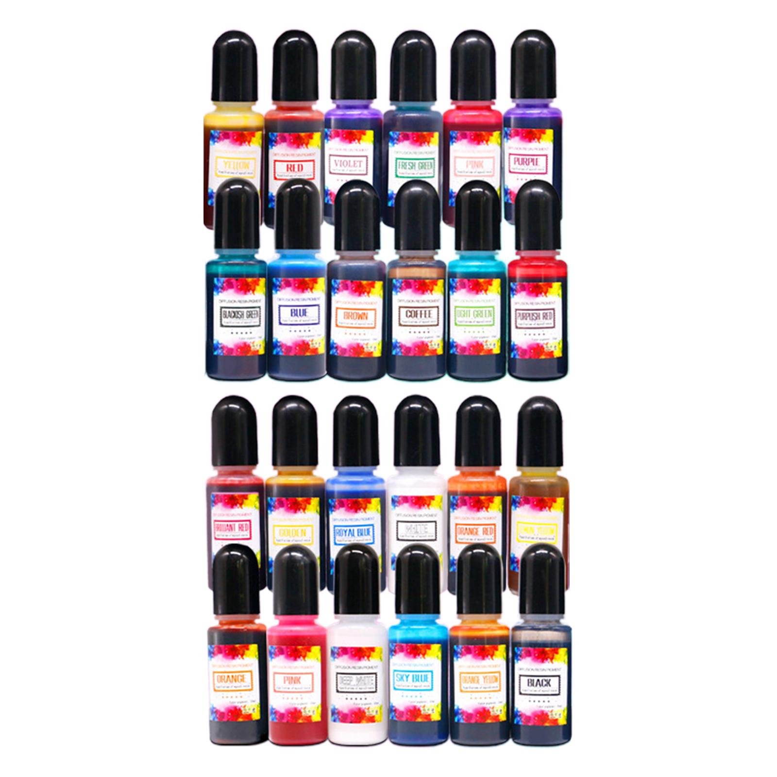 24Pcs Alcohol Inks Epoxy Resin - огляд і ціна Resin Dye Alcohol