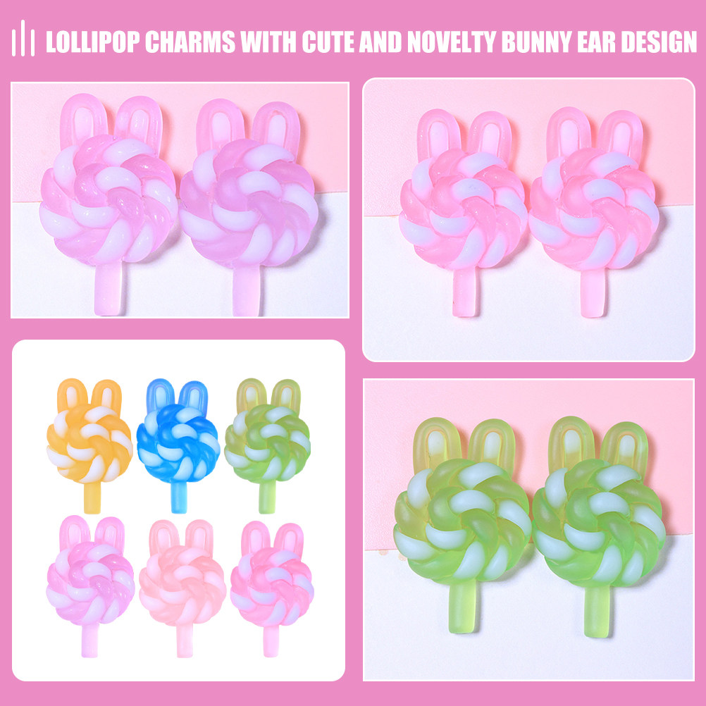 24Pcs Cute Cartoon Lollipop Ch - огляд і ціна Crafting Resin