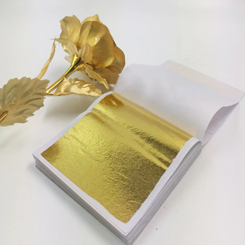 100Pcs Imitation Gold Sliver C - огляд і ціна Gold Foil Flakes
