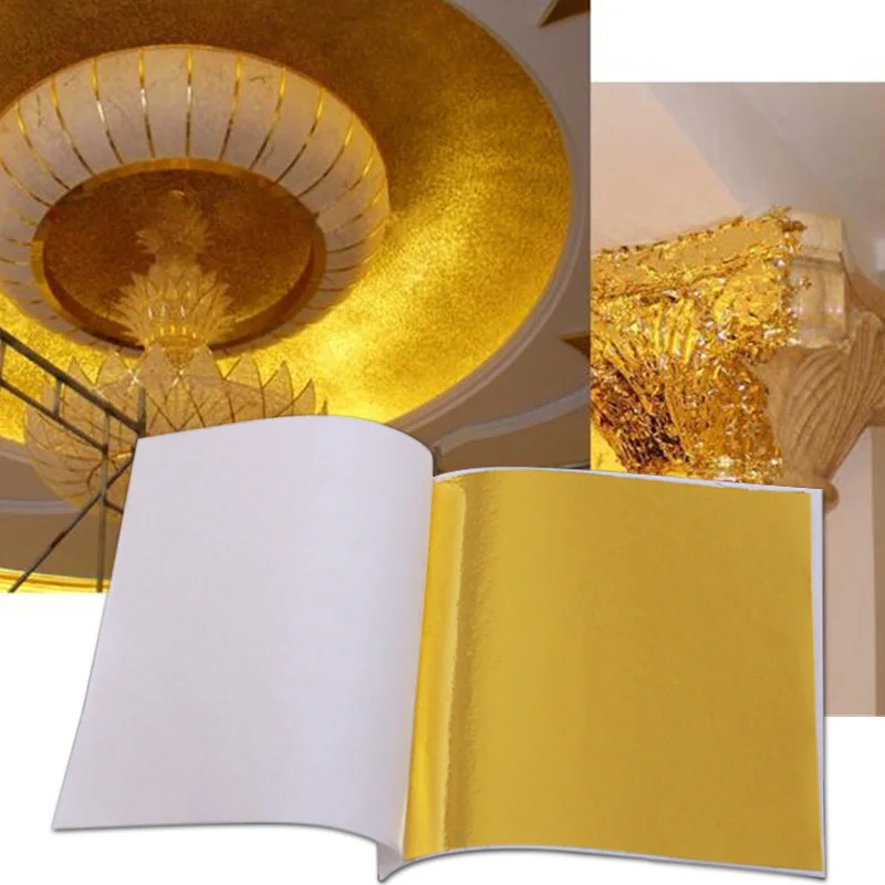100Pcs Imitation Gold Sliver C - огляд і ціна Gold Foil Flakes