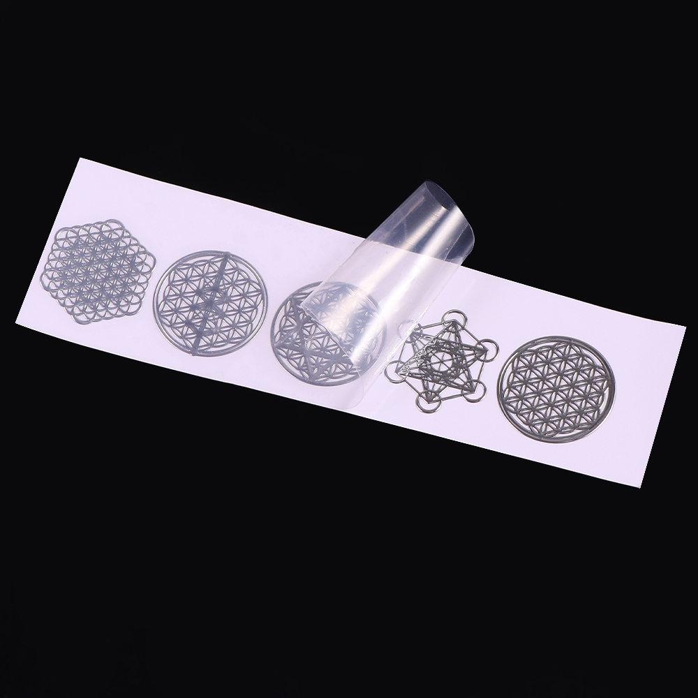 New Geometric Pattern Metal En - огляд і ціна Flower Preservation Resin
