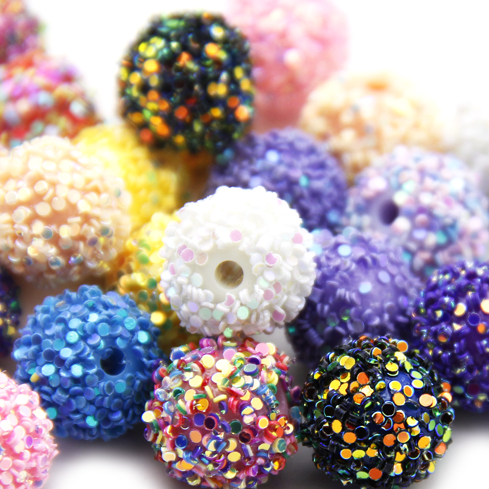5pcs/pack Glitter Resin Beads, - огляд і ціна Resin Glitter Pack