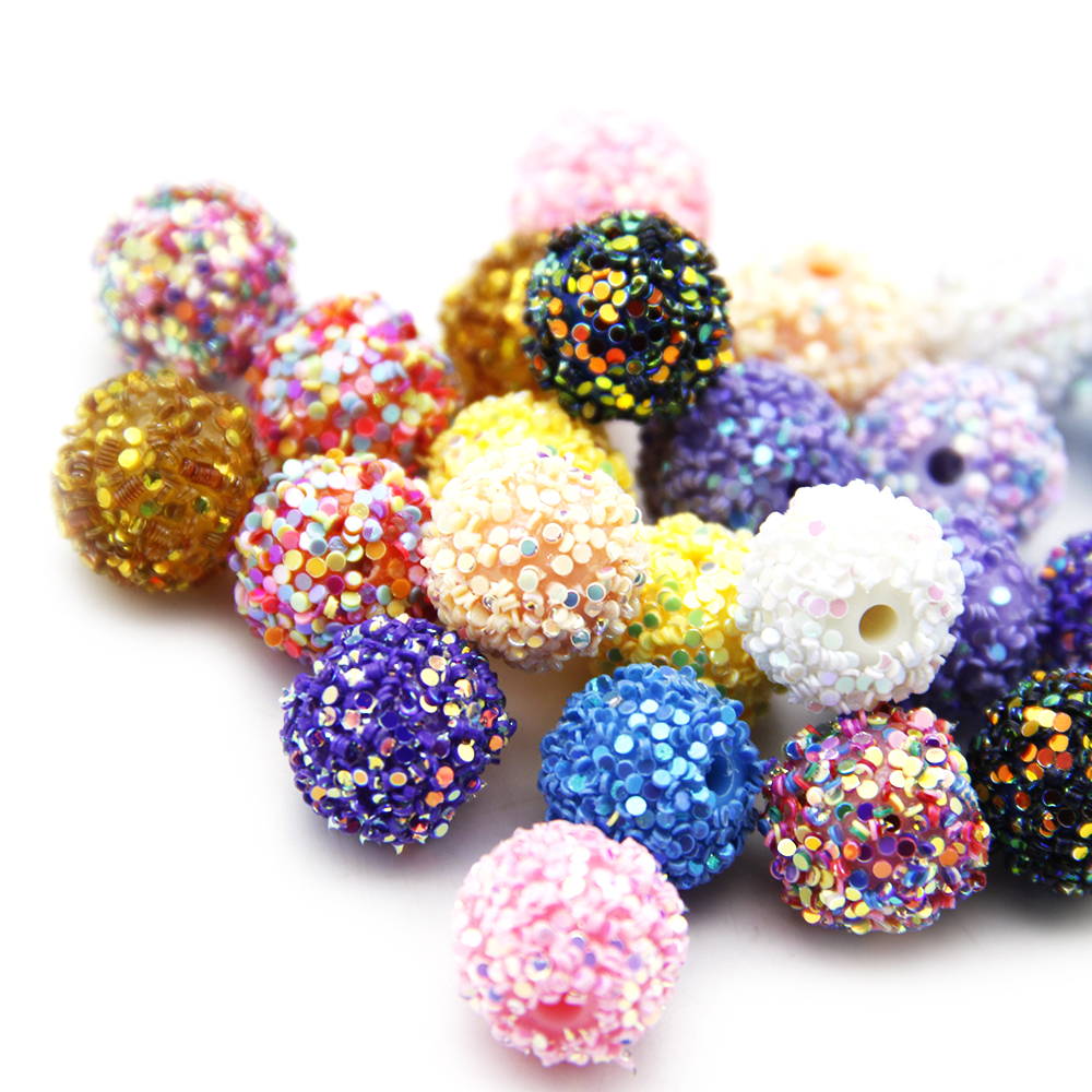 5pcs/pack Glitter Resin Beads, - огляд і ціна Resin Glitter Pack
