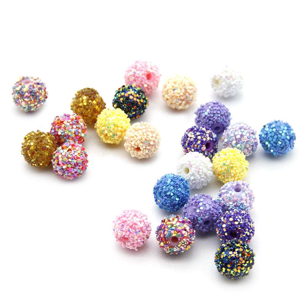 5pcs/pack Glitter Resin Beads, - огляд і ціна Resin Glitter Pack