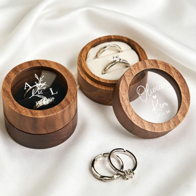 Personalized Wedding Ring Box  - огляд і ціна Wood Ring Blank