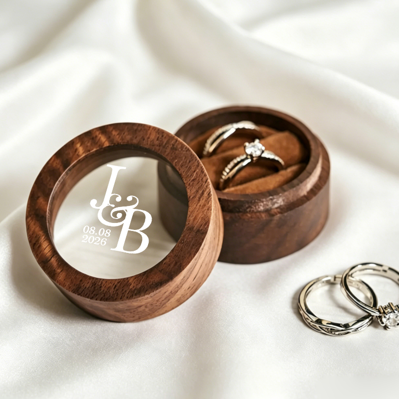 Personalized Wedding Ring Box  - огляд і ціна Wood Ring Blank