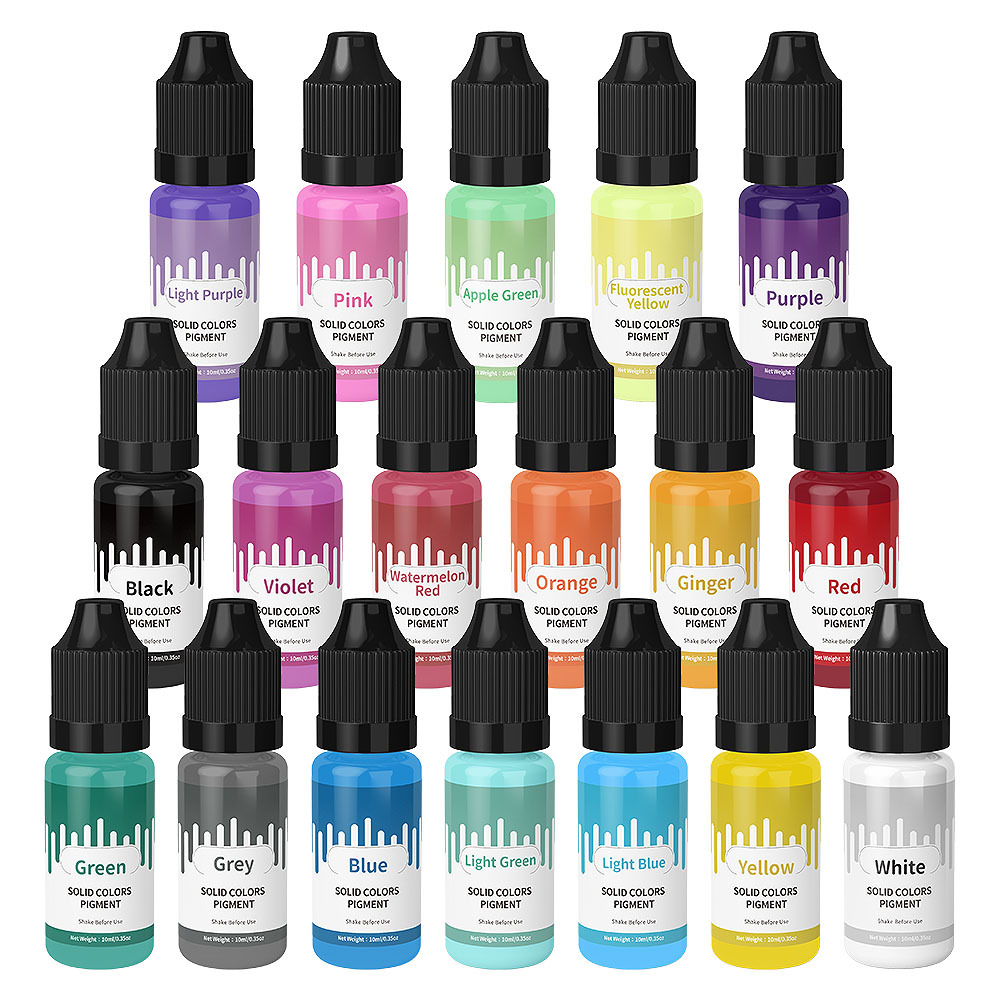 18Colors 10ml Macaron Solid Pa - огляд і ціна Resin Pigment Set