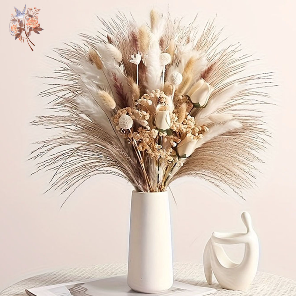 80Pcs Artificial Dried Flowers - огляд і ціна Dried Flower Bulk
