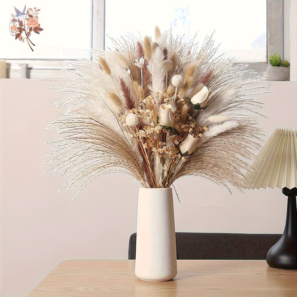 80Pcs Artificial Dried Flowers - огляд і ціна Dried Flower Bulk