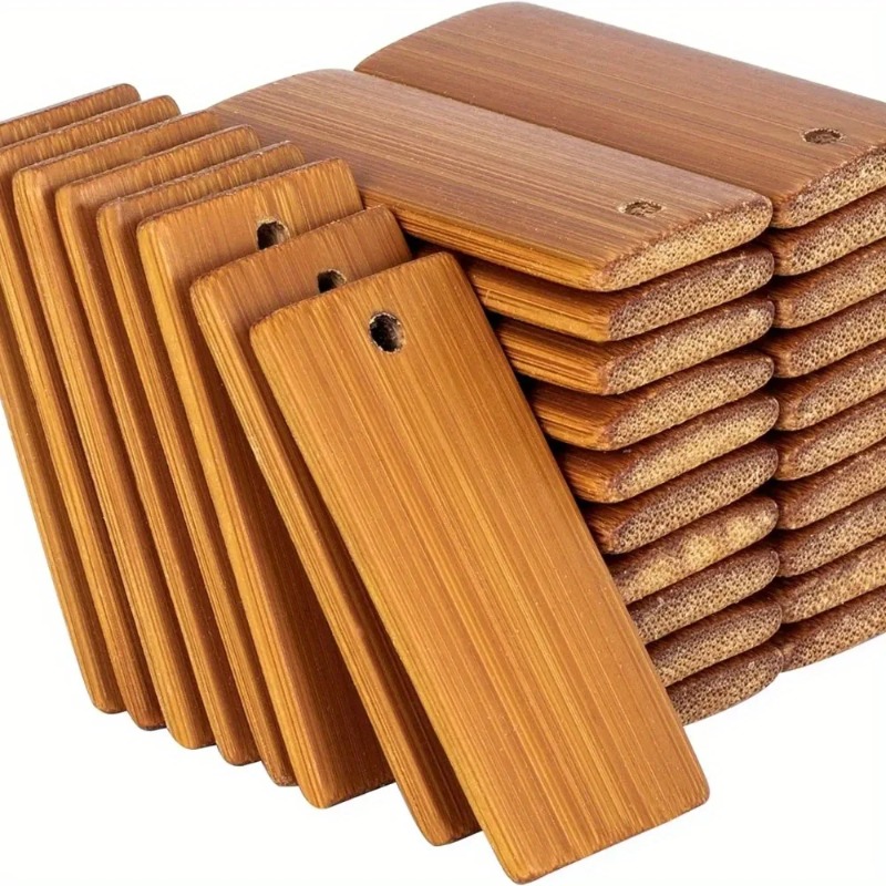 100Pcs Natural Wood Blanks 45x - огляд і ціна Wood Ring Blank