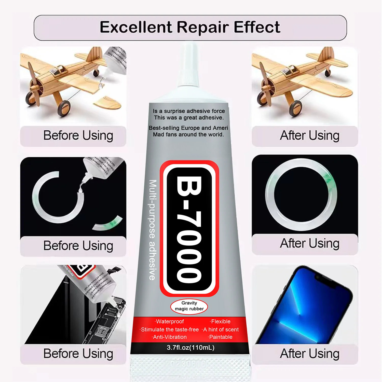 1-10Pcs B-7000 Super Glue Lool - огляд і ціна Crafting Resin