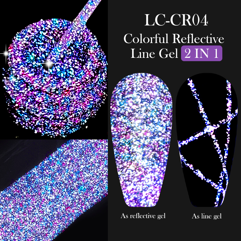 LILYCUTE 6Pcs/Set 5ml Reflecti - огляд і ціна Resin Glitter Pack