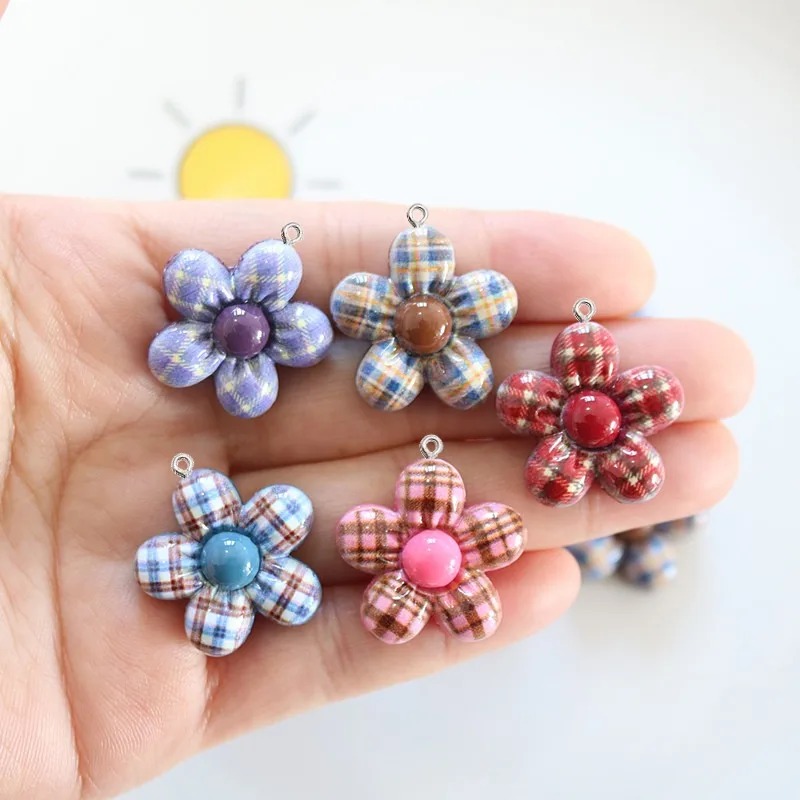 10Pcs Sweet Flower Planar Resi - огляд і ціна Resin Craft Material