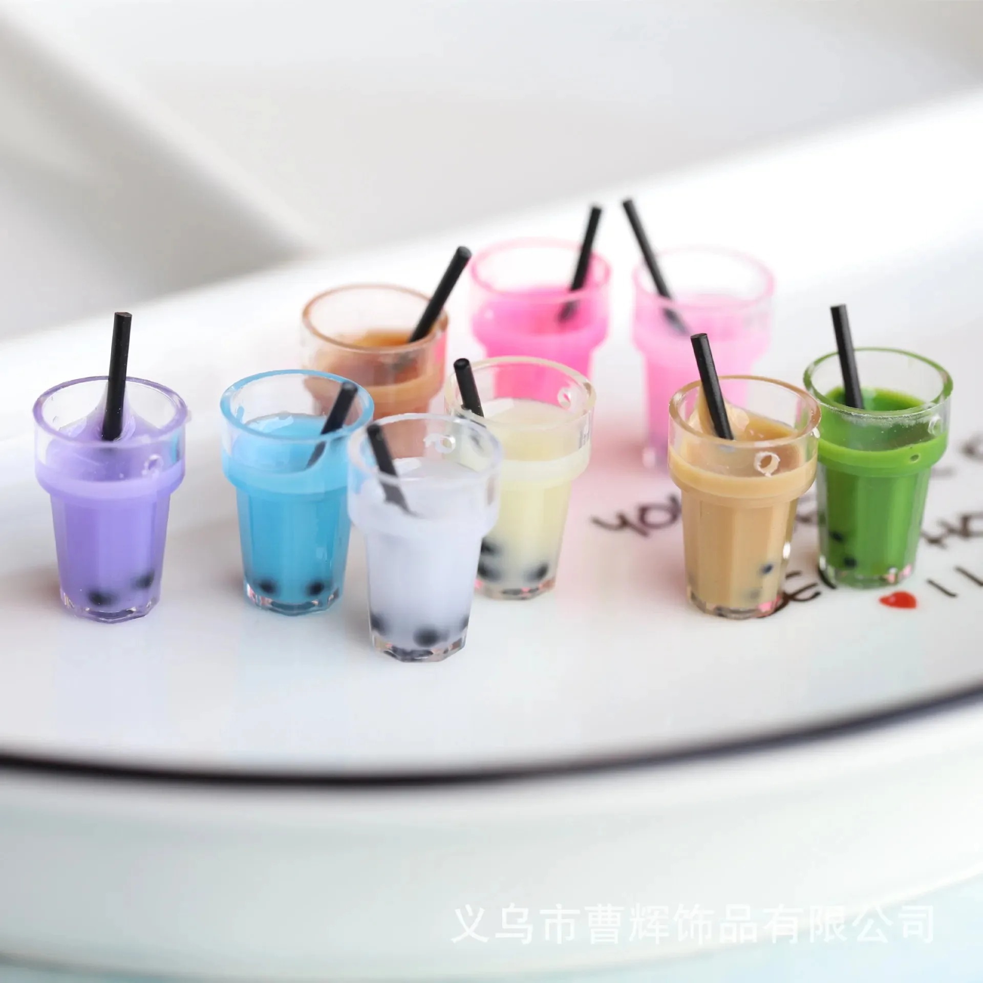 10Pcs Single Hole Bubble Tea C - огляд і ціна Resin Craft Supplies