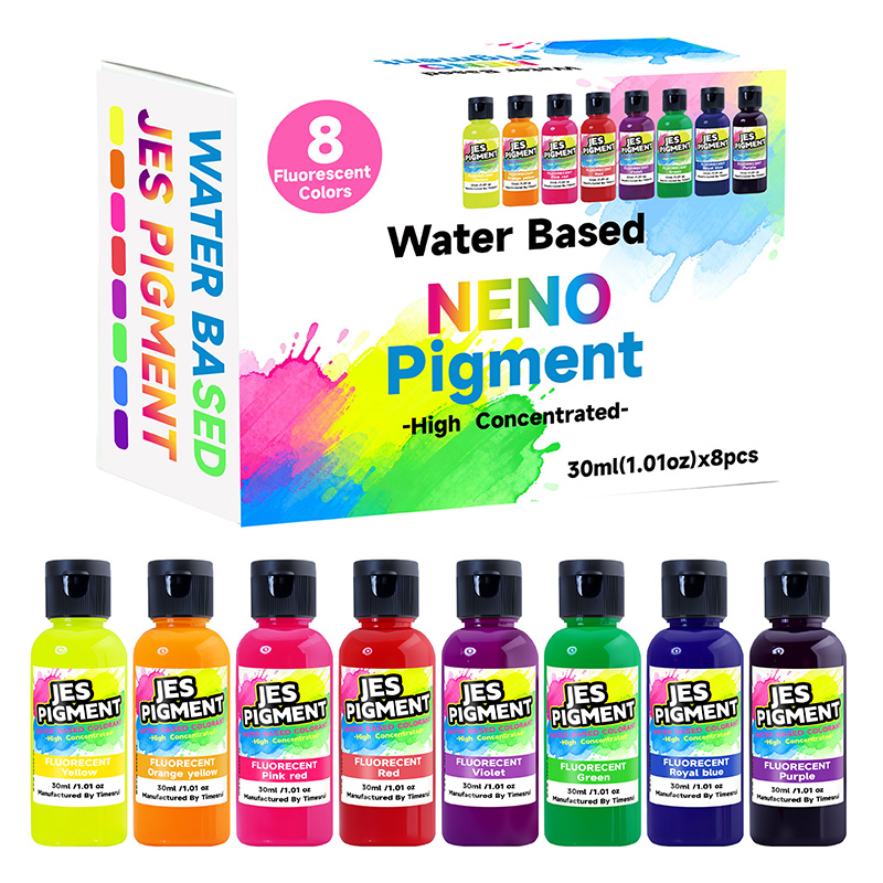8colors/set fluorescent pigmen - огляд і ціна Resin Pigment Set