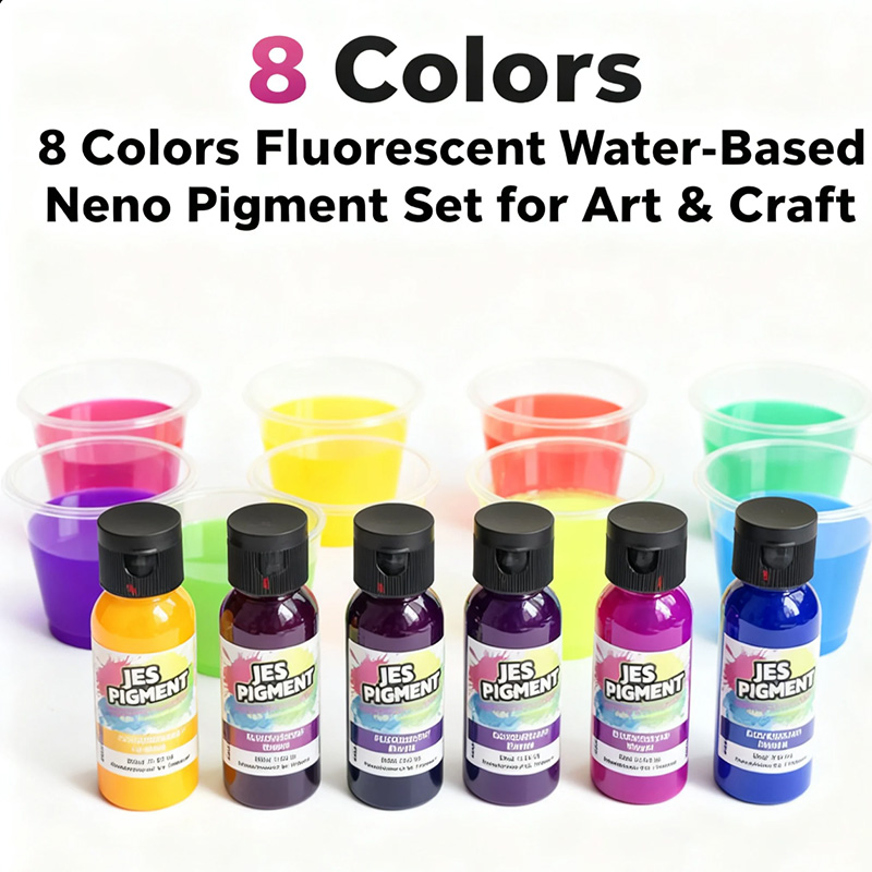 8colors/set fluorescent pigmen - огляд і ціна Resin Pigment Set