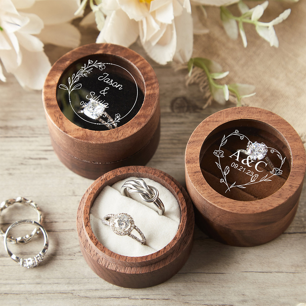 Personalized Wooden Wedding Ri - огляд і ціна Wood Ring Blank
