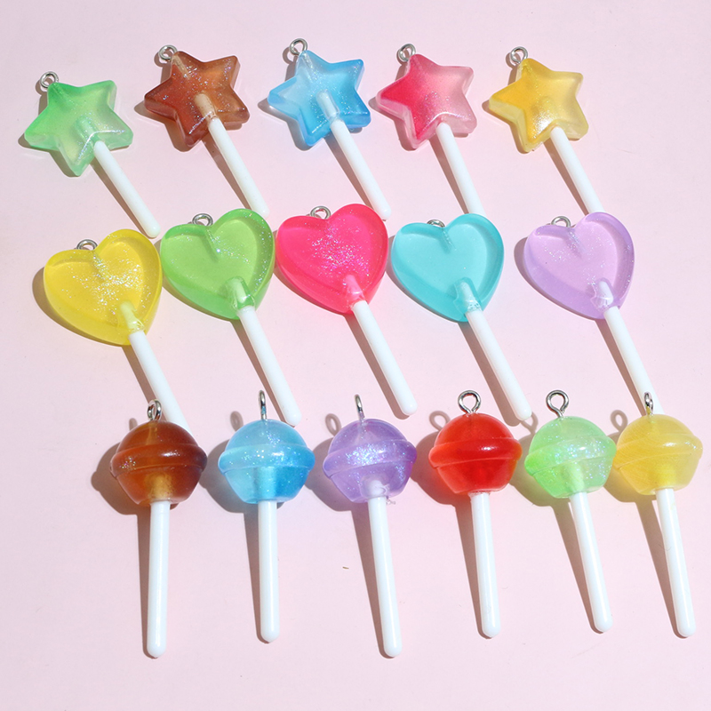 10pcs Mixed Colors Resin Cute  - огляд і ціна Flower Preservation Resin
