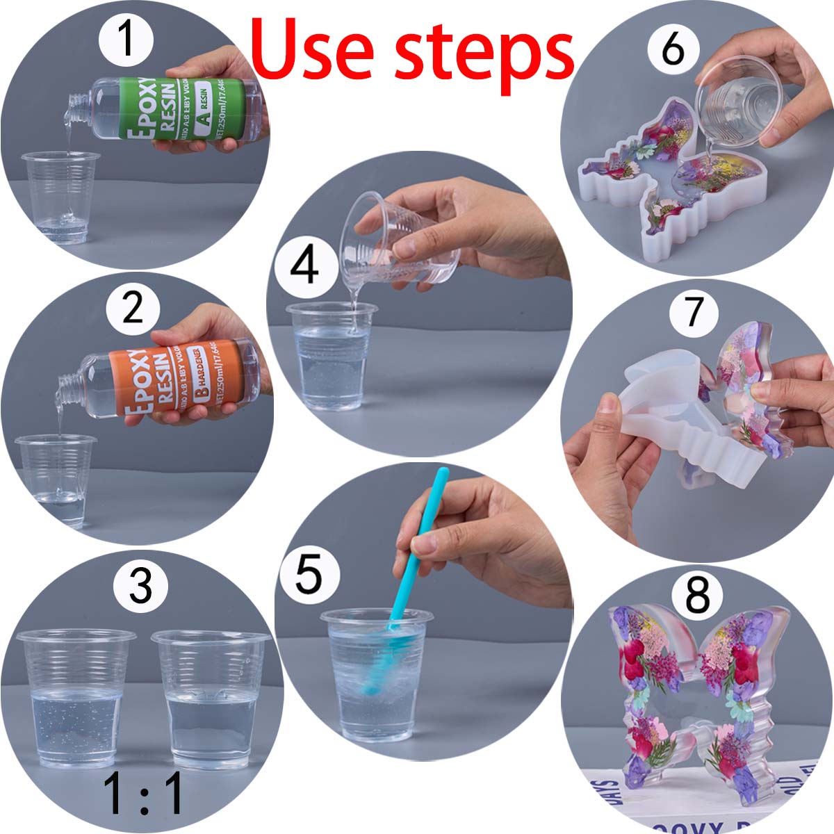 1:1 Ratio Epoxy Resin Kit Anti - огляд і ціна Resin Jewelry Kit