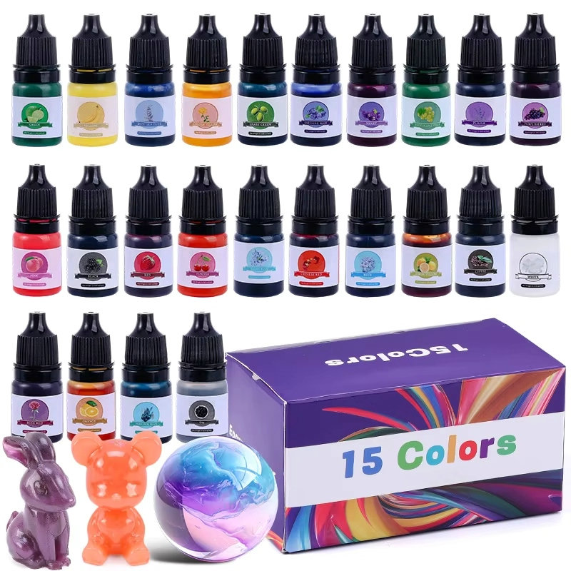 Epoxy Resin Color Pigment 24 V - огляд і ціна Resin Jewelry Kit