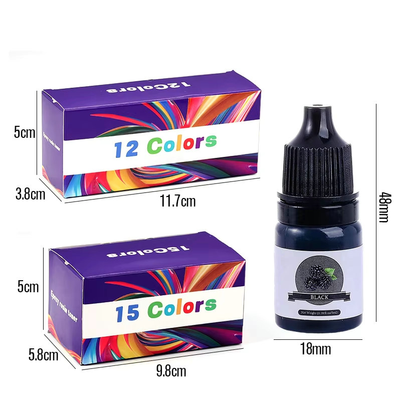 Epoxy Resin Color Pigment 24 V - огляд і ціна Resin Jewelry Kit