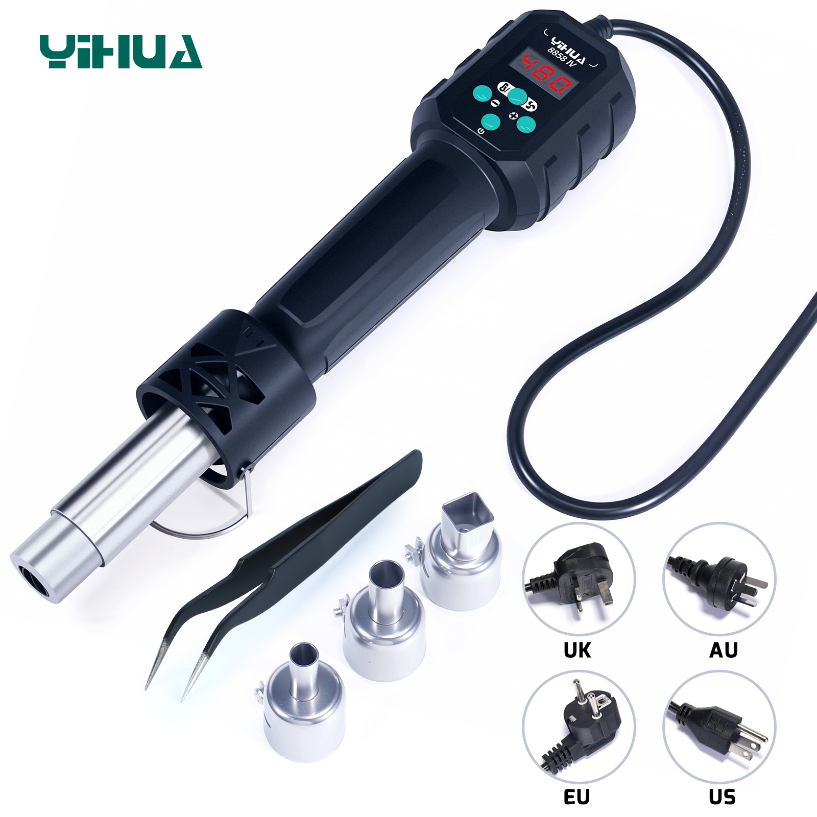 YIHUA Hot Air Gun Temperature  - огляд і ціна Heat Gun Small