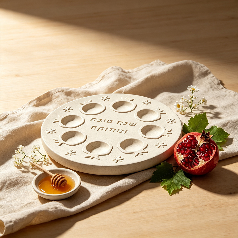 8-Cavity Rosh Hashanah Pomegra - огляд і ціна Serving Tray Mold