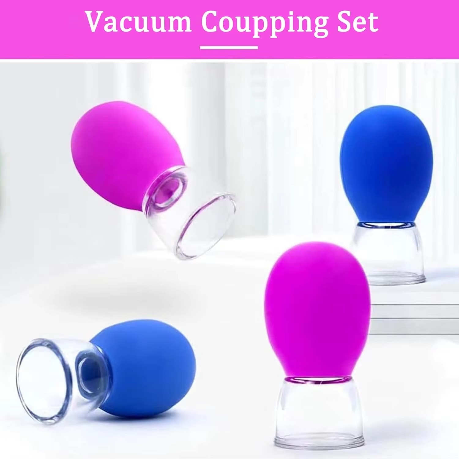 Mini Silicone Facial Cupping V - огляд і ціна Vacuum Chamber Small