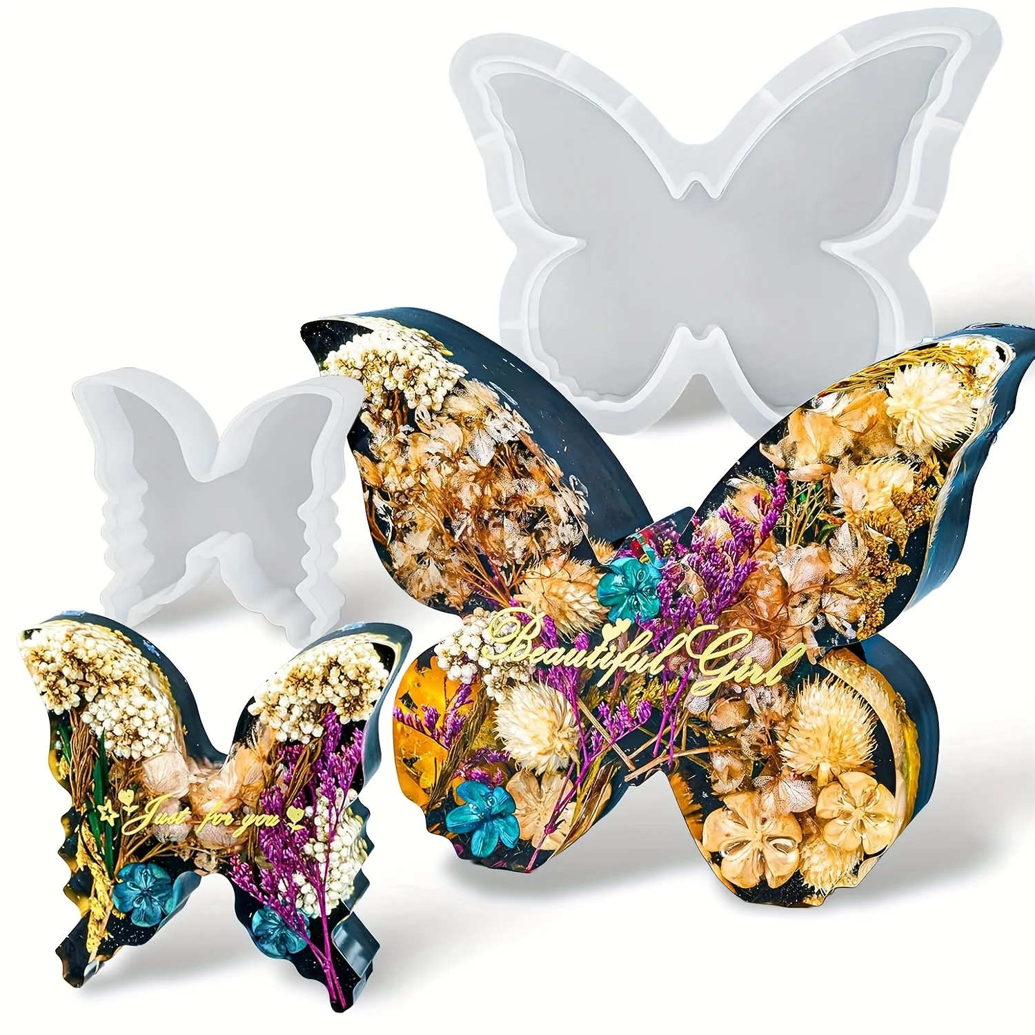 Two sizes of butterfly resin m - огляд і ціна Flower Preservation Resin