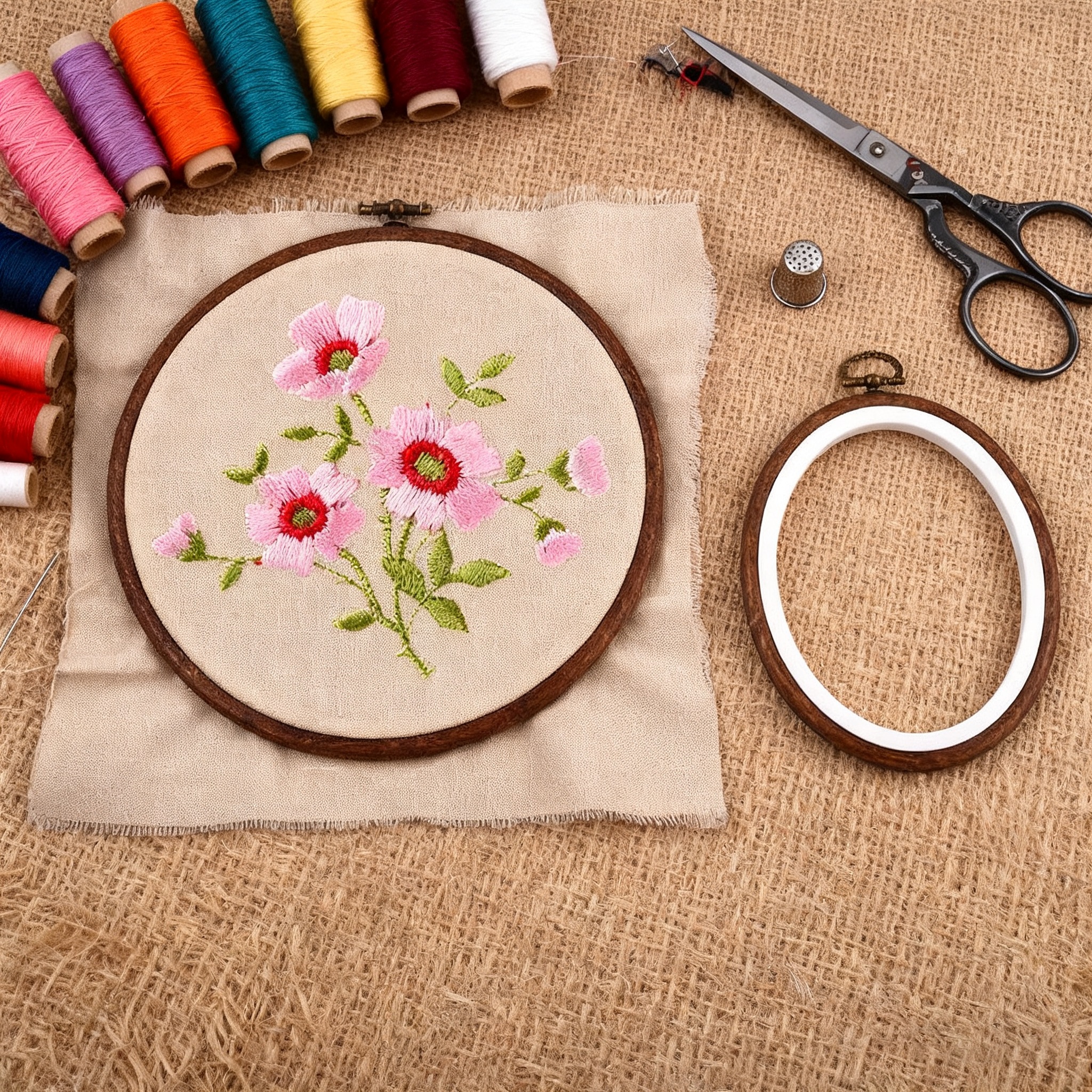 10PCS Sewing Tool Round Oval I - огляд і ціна Wood Ring Blank