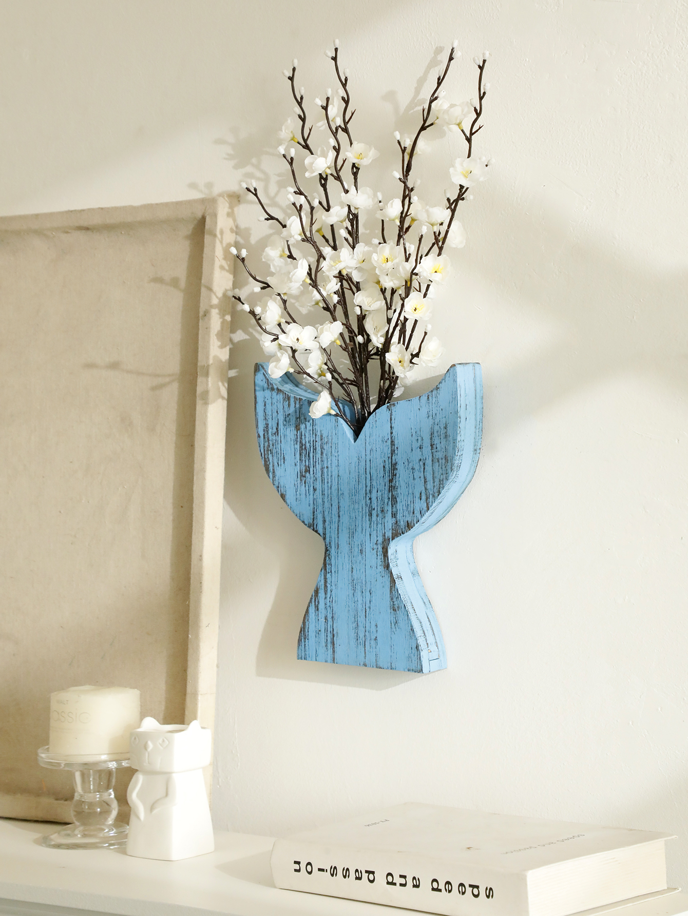 Nautical Wooden Vase Whale Tai - огляд і ціна Dried Flower Bulk