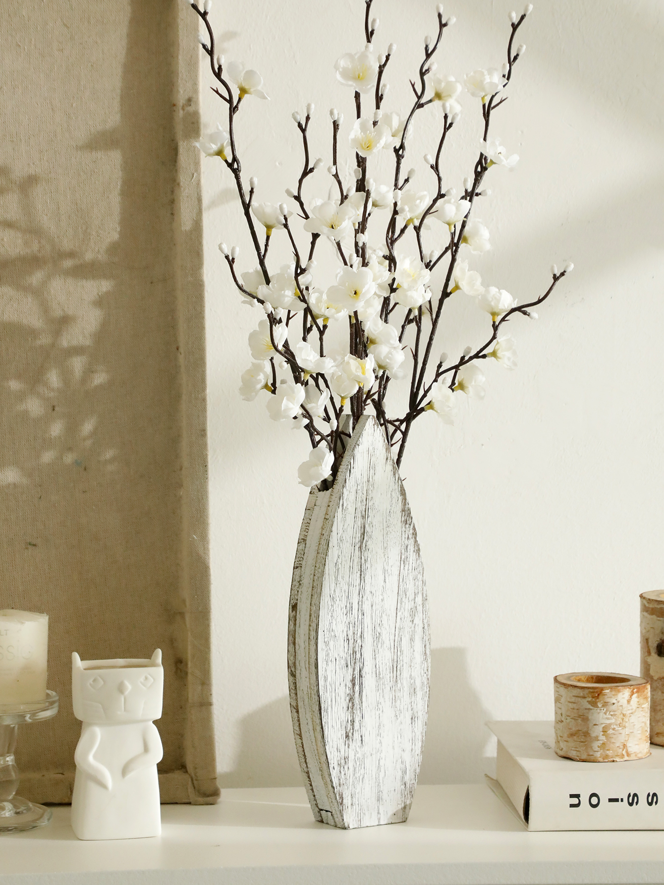 Nautical Wooden Vase Whale Tai - огляд і ціна Dried Flower Bulk