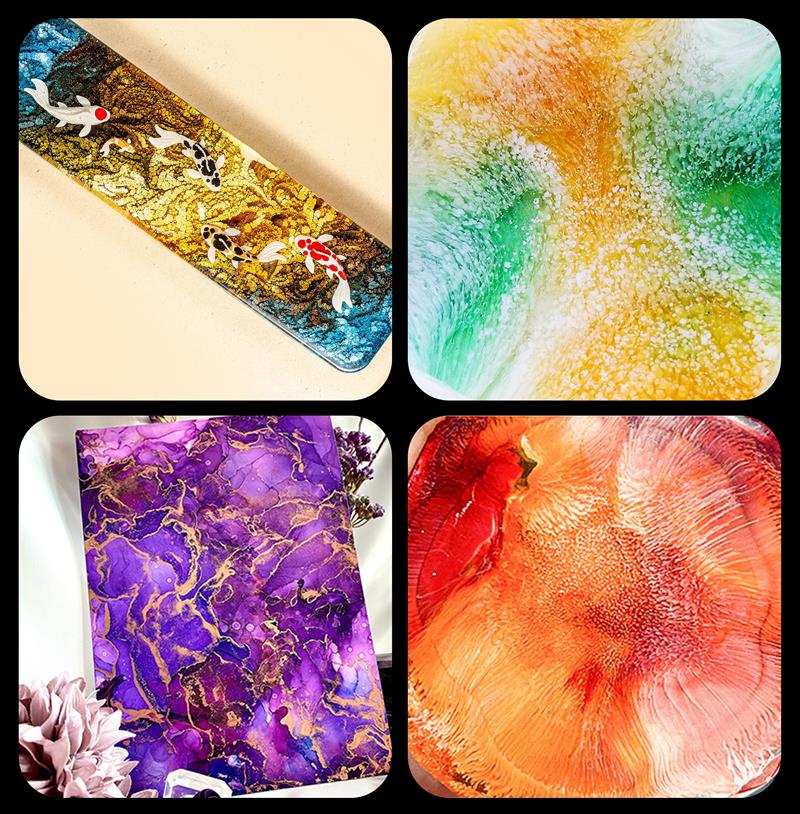 1 Set Art Ink Alcohol Epoxy Re - огляд і ціна Resin Dye Alcohol