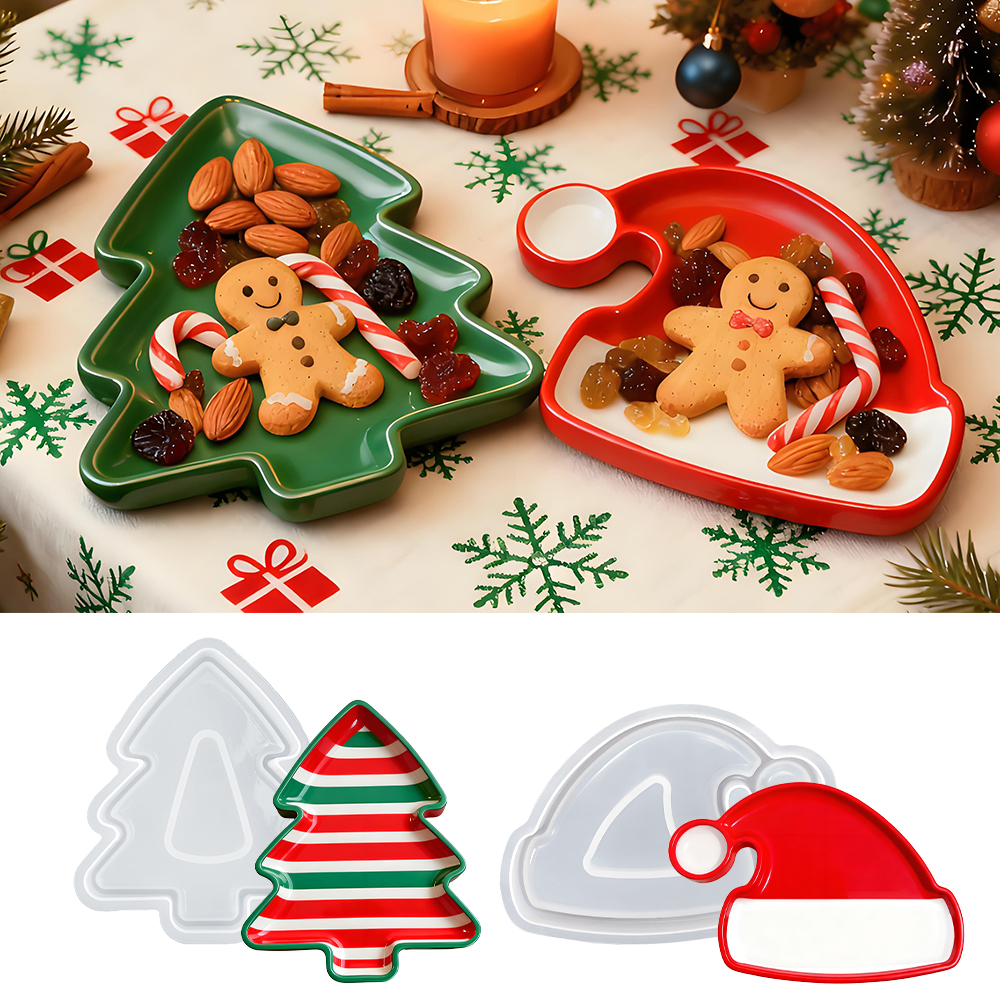 S0246 Christmas Tree Santa Hat - огляд і ціна Serving Tray Mold