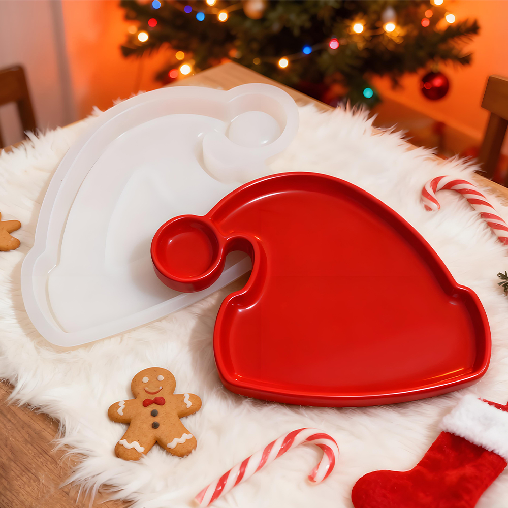 S0246 Christmas Tree Santa Hat - огляд і ціна Serving Tray Mold