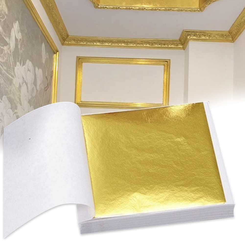 100pcs  Art Craft Design Paper - огляд і ціна Gold Foil Flakes